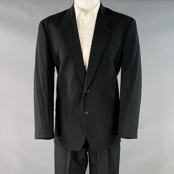 COMME des GARCONS HOMME PLUS Vintage 1990 Size S Black Wool Notch Lapel Suit - Picture 1 of 13